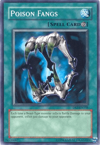 Poison Fangs - DR3-EN158 Common Unlimited