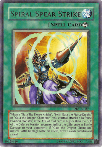 Spiral Spear Strike - DR3-EN163 Rare Unlimited