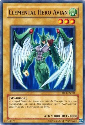 Elemental HERO Avian - DR3-EN181 Common Unlimited