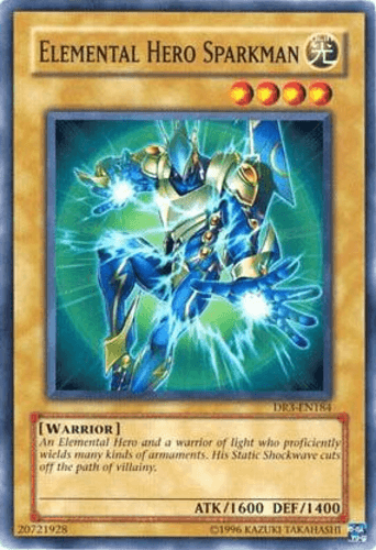 Elemental HERO Sparkman - DR3-EN184 Common Unlimited