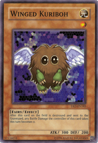 Winged Kuriboh - DR3-EN185 Super Rare Unlimited