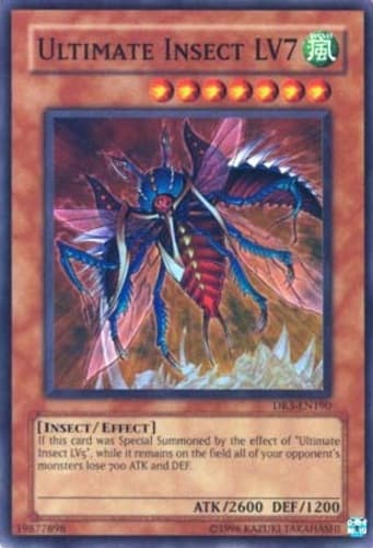 Ultimate Insect LV7 - DR3-EN190 Super Rare Unlimited