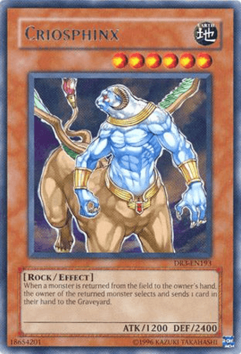 Criosphinx - DR3-EN193 Rare Unlimited