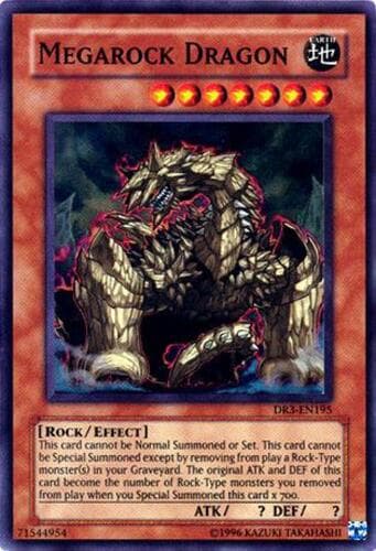 Megarock Dragon - DR3-EN195 Super Rare Unlimited