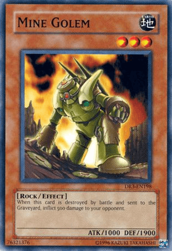 Mine Golem - DR3-EN198 Common Unlimited