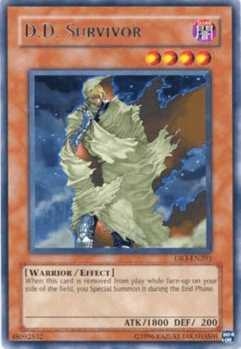 D.D. Survivor - DR3-EN203 Rare Unlimited