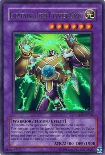 Elemental HERO Thunder Giant - DR3-EN216 Ultra Rare Unlimited