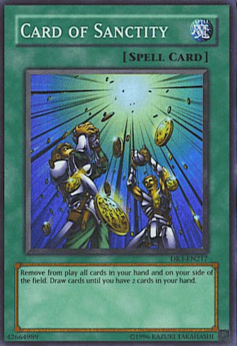 Card of Sanctity - DR3-EN217 Super Rare Unlimited