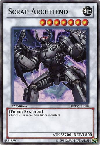 Scrap Archfiend - DREV-EN000 Super Rare 1st Edition
