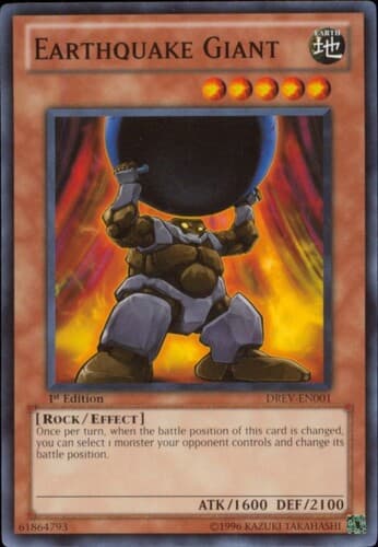 Earthquake Giant - DREV-EN001 Common 1st Edition
