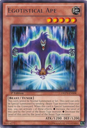 Egotistical Ape - DREV-EN008 Rare 1st Edition