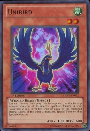 Unibird - DREV-EN012 Super Rare 1st Edition