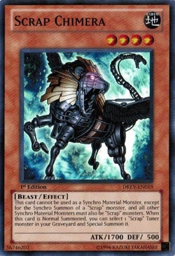 Scrap Chimera - DREV-EN019 Super Rare 1st Edition