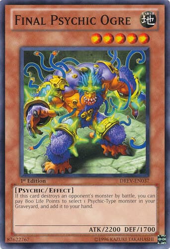 Final Psychic Ogre - DREV-EN037 Common 1st Edition
