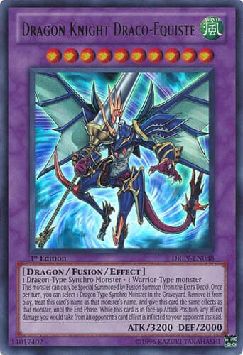 Dragon Knight Draco-Equiste - DREV-EN038 Ghost Rare Unlimited
