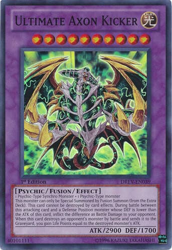 Ultimate Axon Kicker - DREV-EN039 Super Rare 1st Edition