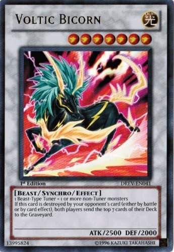 Voltic Bicorn - DREV-EN041 Ultimate Rare 1st Edition