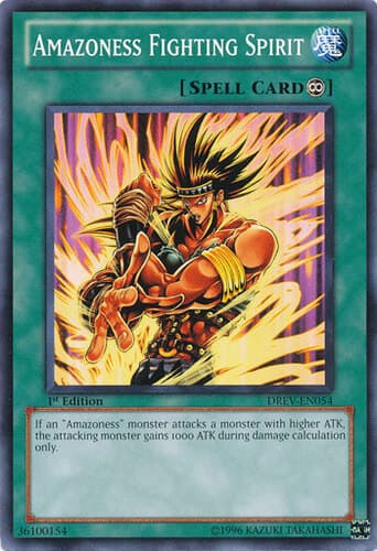 Amazoness Fighting Spirit - DREV-EN054 Common Unlimited