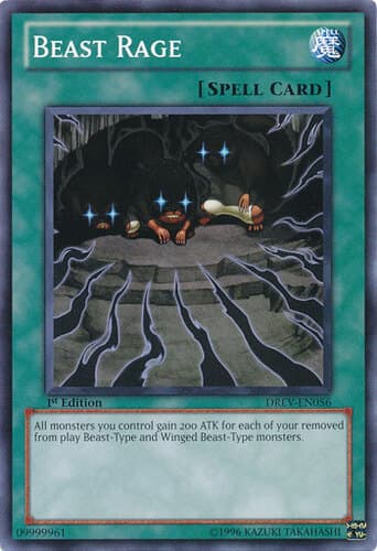 Beast Rage - DREV-EN056 Common 1st Edition