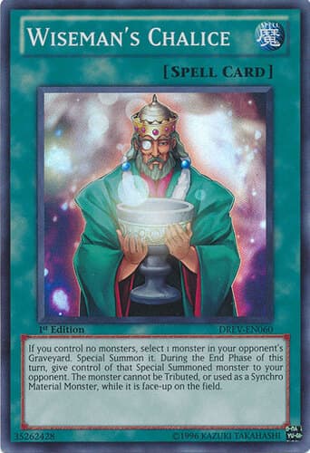 Wiseman's Chalice - DREV-EN060 Super Rare 1st Edition