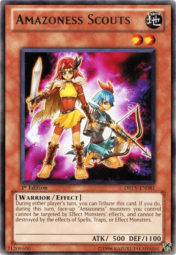 Amazoness Scouts - DREV-EN081 Rare Unlimited