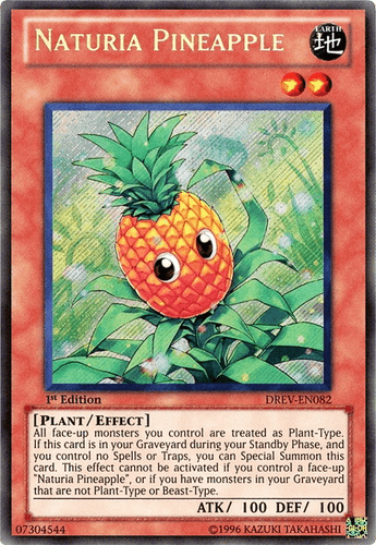 Naturia Pineapple - DREV-EN082 Secret Rare 1st Edition