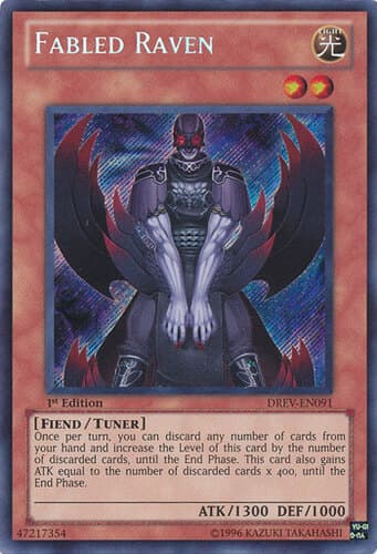 Fabled Raven - DREV-EN091 Secret Rare Unlimited
