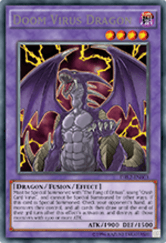 Doom Virus Dragon - DRL2-EN003 Secret Rare 1st Edition