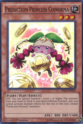 Prediction Princess Coinorma - DRL2-EN030 Super Rare 1st Edition