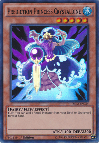 Prediction Princess Crystaldine - DRL2-EN034 Super Rare 1st Edition