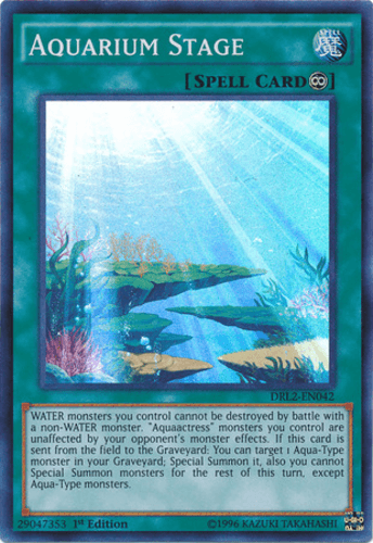 Aquarium Stage - DRL2-EN042 Super Rare 1st Edition