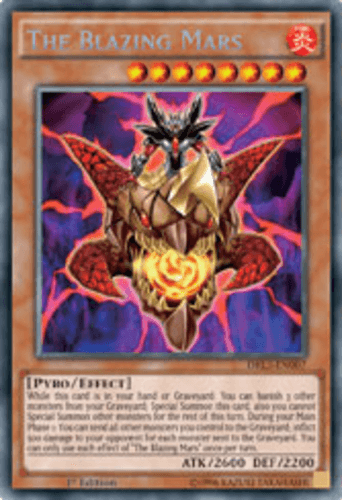 The Blazing Mars - DRL3-EN007 Secret Rare 1st Edition