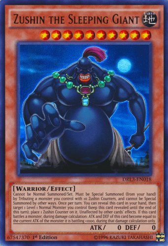Zushin the Sleeping Giant - DRL3-EN018 Ultra Rare 1st Edition