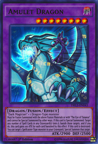 Amulet Dragon - DRL3-EN043 Ultra Rare 1st Edition