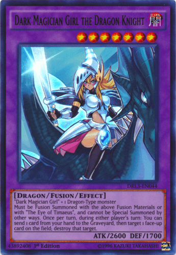 Dark Magician Girl the Dragon Knight - DRL3-EN044 Ultra Rare 1st Edition