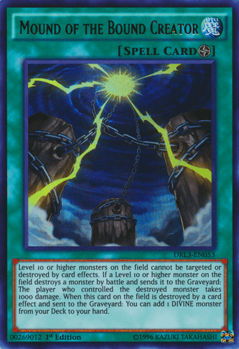Mound of the Bound Creator - DRL3-EN053 Ultra Rare 1st Edition