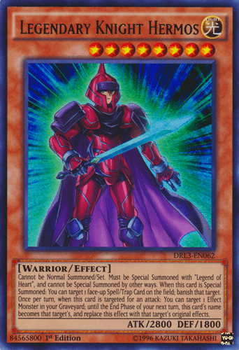 Legendary Knight Hermos - DRL3-EN062 Ultra Rare 1st Edition