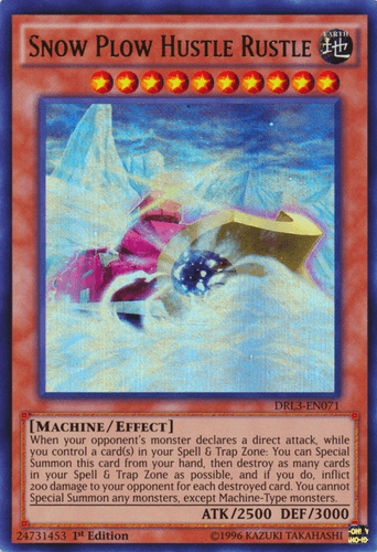 Snow Plow Hustle Rustle - DRL3-EN071 Ultra Rare 1st Edition