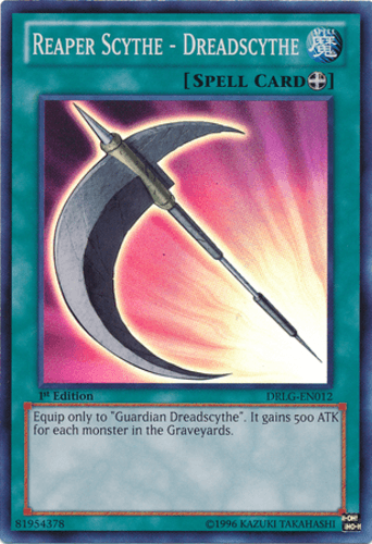 Reaper Scythe - Dreadscythe - DRLG-EN012 Super Rare 1st Edition