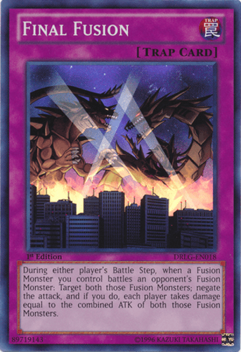 Final Fusion - DRLG-EN018 Super Rare 1st Edition
