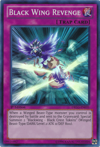 Black Wing Revenge - DRLG-EN031 Super Rare Unlimited