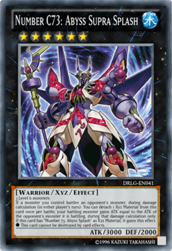 Number C73: Abyss Supra Splash - DRLG-EN041 Super Rare 1st Edition