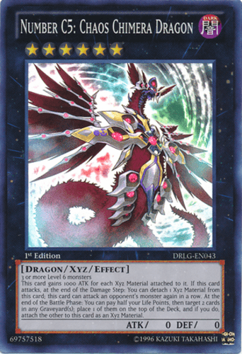 Number C5: Chaos Chimera Dragon - DRLG-EN043 Super Rare Unlimited