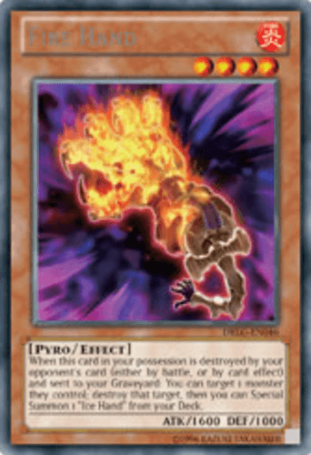 Fire Hand - DRLG-EN046 Secret Rare 1st Edition