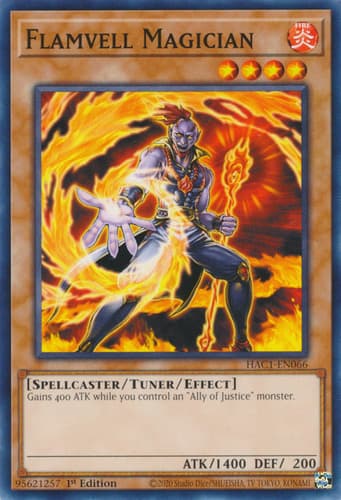 Flamvell Magician - DT01-EN017 Common Limited