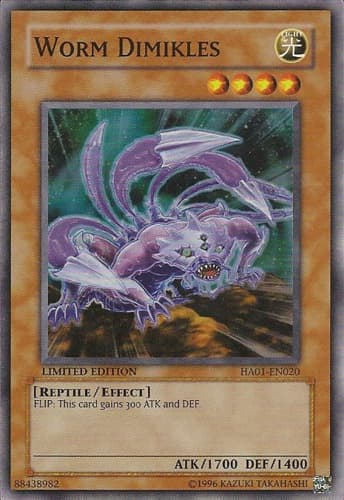 Worm Dimikles - DT01-EN029 Common Limited Edition