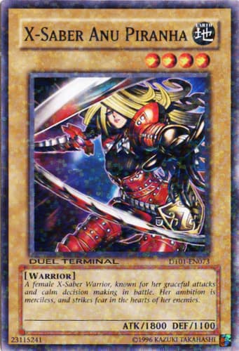 X-Saber Anu Piranha - DT01-EN073 Common Limited