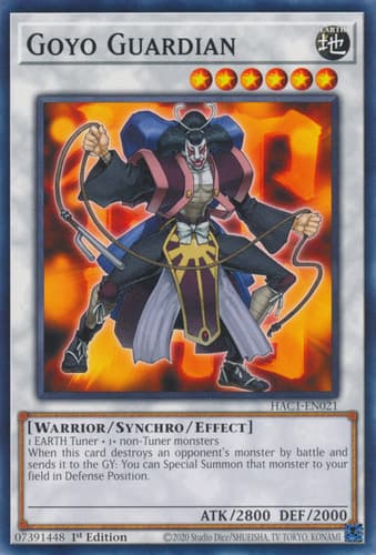 Goyo Guardian - DT01-EN087 Super Rare Limited