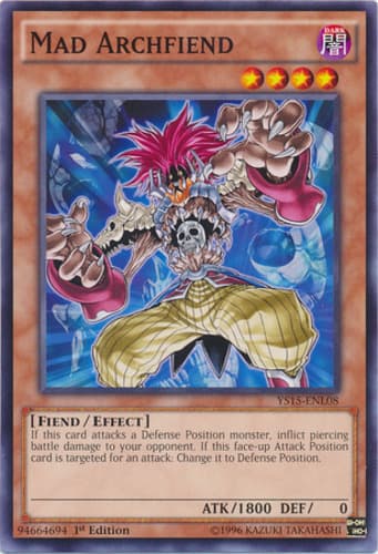 Mad Archfiend - DT02-EN002 Common Limited