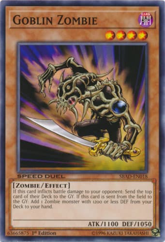 Goblin Zombie - DT02-EN060 Common Limited